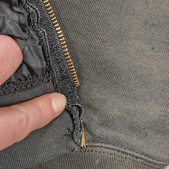 Carhartt Hoodie Mens L Rain Defender Rutland Thermal-Lined  Zip Front Sweatshirt - Picture 4 of 16